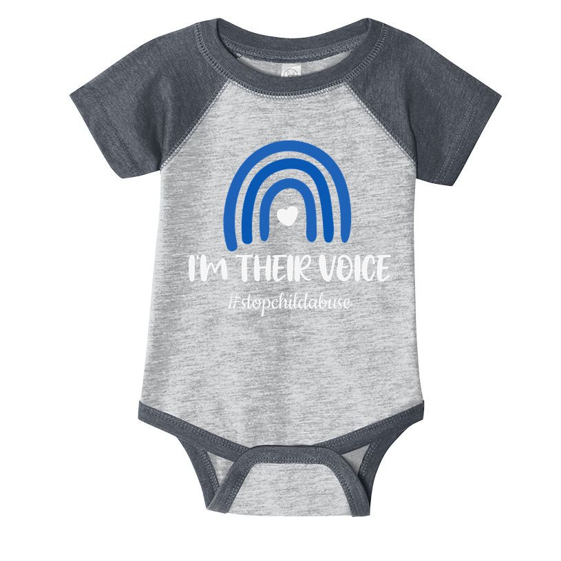 Child Abuse Prevention Awareness Month Blue Pinwheel Infant Baby Jersey Bodysuit