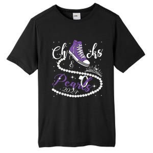 Chucks And Pearls 2024 Kamala Harris 2024 Vote President 47 Tall Fusion ChromaSoft Performance T-Shirt