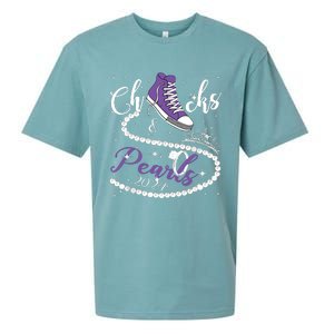 Chucks And Pearls 2024 Kamala Harris 2024 Vote President 47 Sueded Cloud Jersey T-Shirt