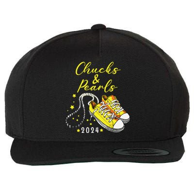 Chucks And Pearls 2024 Kamala Harris For President 47th Wool Snapback Cap