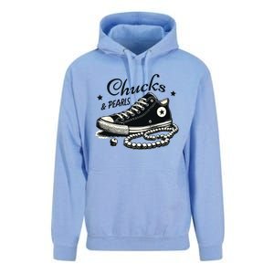 Chucks And Pearls Im With Her Kamala 2024 Unisex Surf Hoodie