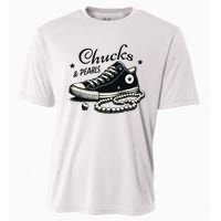 Chucks And Pearls Im With Her Kamala 2024 Cooling Performance Crew T-Shirt