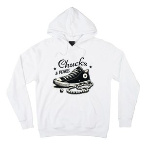 Chucks And Pearls Im With Her Kamala 2024 Hoodie