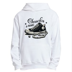 Chucks And Pearls Im With Her Kamala 2024 Urban Pullover Hoodie