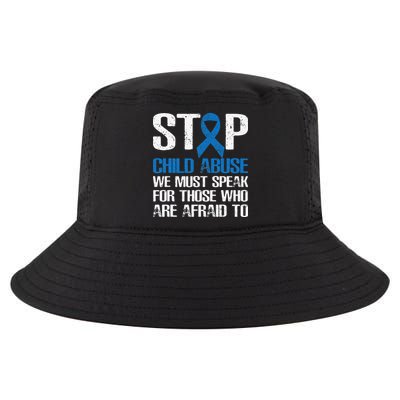 Child Abuse Prevention Awareness Month Blue Ribbon Butterfly Cool Comfort Performance Bucket Hat