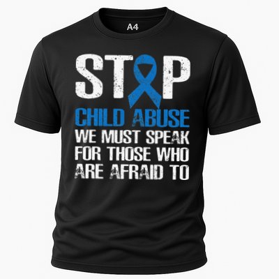 Child Abuse Prevention Awareness Month Blue Ribbon Butterfly Performance Shirt