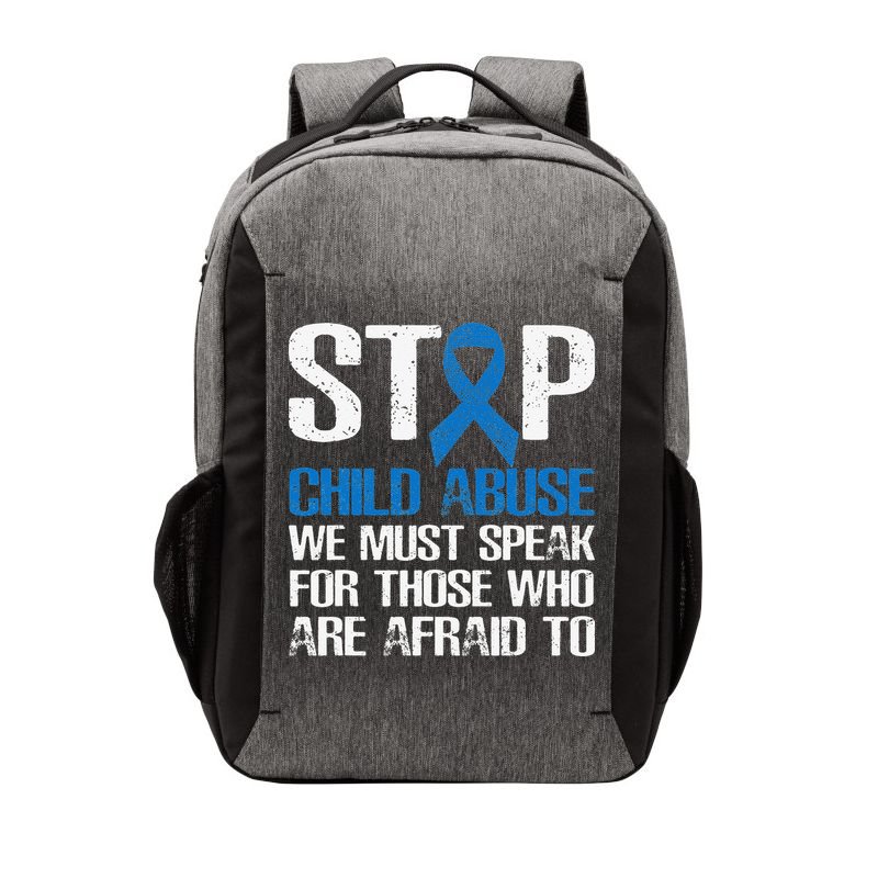 Child Abuse Prevention Awareness Month Blue Ribbon Butterfly Vector Backpack