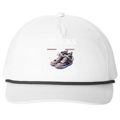 Chucks And Pearls IM With Her Rocking Chucks & Pearls Snapback Five-Panel Rope Hat