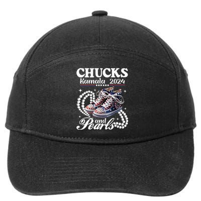 Chucks And Pearls IM With Her Rocking Chucks & Pearls 7-Panel Snapback Hat