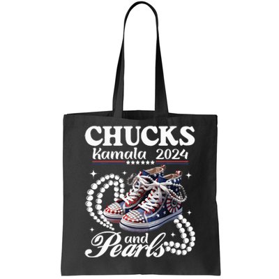 Chucks And Pearls IM With Her Rocking Chucks & Pearls Tote Bag