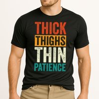 Curvy and Proud Thick Thighs Thin Patience Cooling Performance Crew T-Shirt