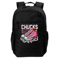 Chucks And Pearls 2024 Kamala Harris Election Day 2024 Daily Commute Backpack