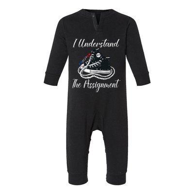 Chucks And Pearls Election 2024 I Understand Theignment Infant Fleece One Piece