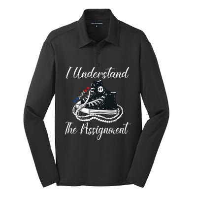 Chucks And Pearls Election 2024 I Understand Theignment Silk Touch Performance Long Sleeve Polo