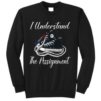 Chucks And Pearls Election 2024 I Understand Theignment Tall Sweatshirt