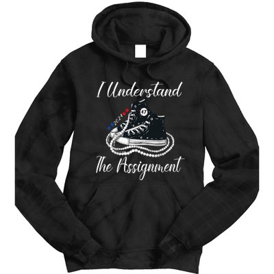 Chucks And Pearls Election 2024 I Understand Theignment Tie Dye Hoodie