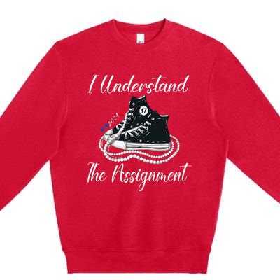 Chucks And Pearls Election 2024 I Understand Theignment Premium Crewneck Sweatshirt