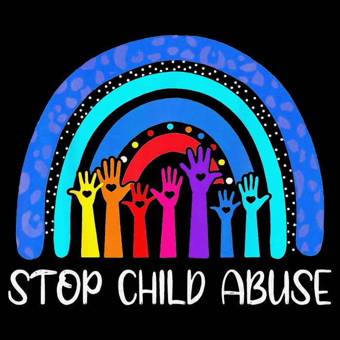 Child Abuse Prevention Awareness Month Blue Ribbon Cat City Backpack