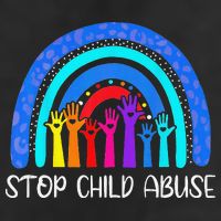 Child Abuse Prevention Awareness Month Blue Ribbon Cat Beanie