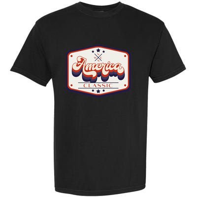 Classic American Patriotic Garment-Dyed Heavyweight T-Shirt