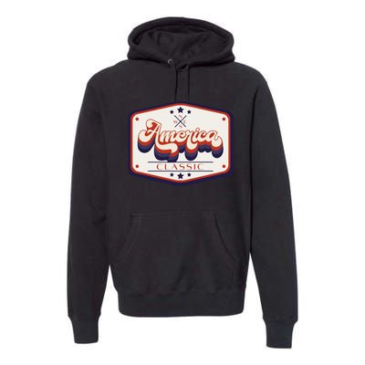 Classic American Patriotic Premium Hoodie