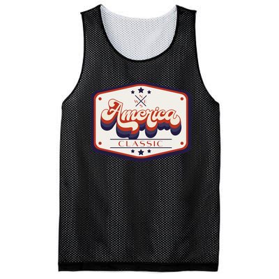 Classic American Patriotic Mesh Reversible Basketball Jersey Tank