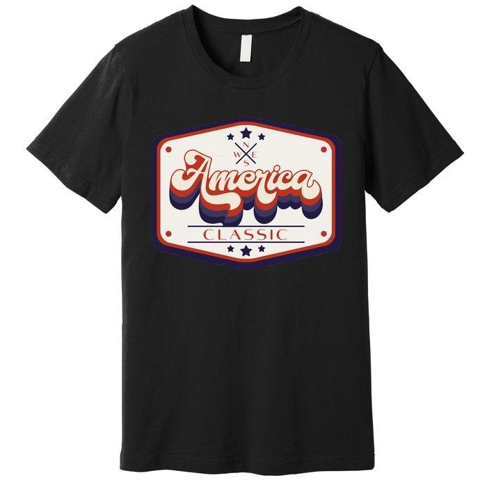 Classic American Patriotic Premium T-Shirt