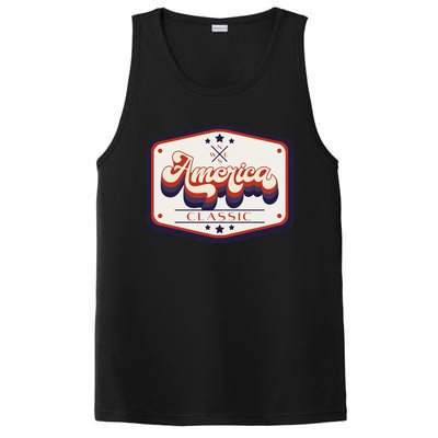 Classic American Patriotic PosiCharge Competitor Tank