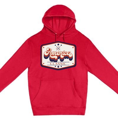 Classic American Patriotic Premium Pullover Hoodie