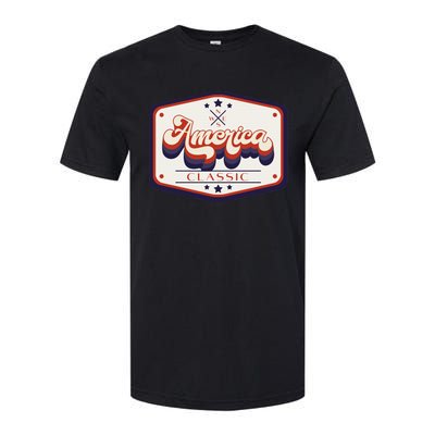 Classic American Patriotic Softstyle CVC T-Shirt