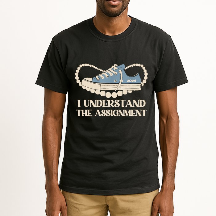 Chucks And Pearls I Understand The Assignment Harris2024 Tall T-Shirt