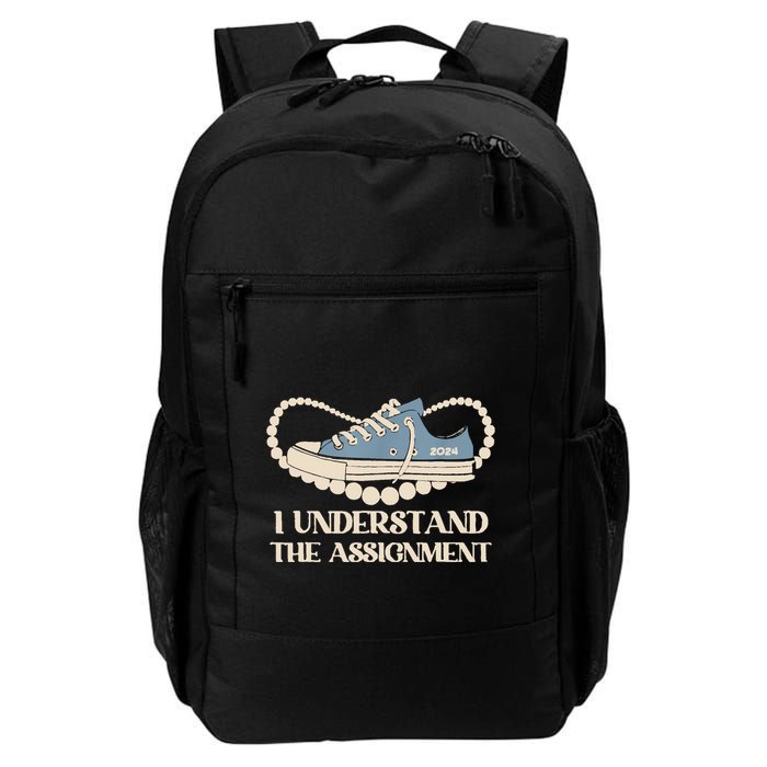 Chucks And Pearls I Understand The Assignment Harris2024 Daily Commute Backpack