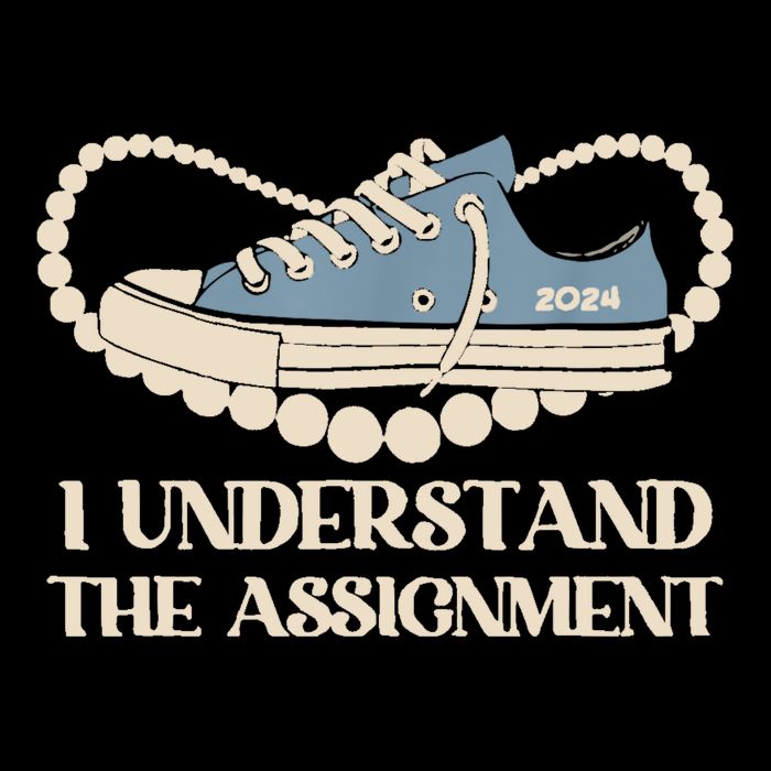 Chucks And Pearls I Understand The Assignment Harris2024 Mousepad