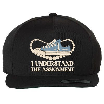 Chucks And Pearls I Understand The Assignment Harris2024 Wool Snapback Cap
