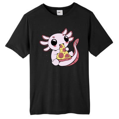 Cute Axolotl Pizza Lover Tall Fusion ChromaSoft Performance T-Shirt