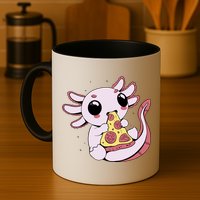 Cute Axolotl Pizza Lover Mug