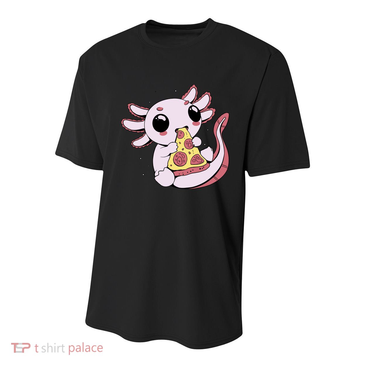 Cute Axolotl Pizza Lover Youth Performance Sprint T-Shirt
