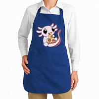 Cute Axolotl Pizza Lover Apron
