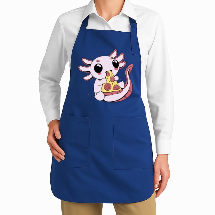 Cute Axolotl Pizza Lover Apron
