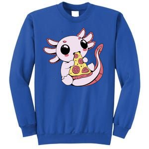 Cute Axolotl Pizza Lover Sweatshirt