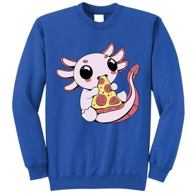 Cute Axolotl Pizza Lover Sweatshirt