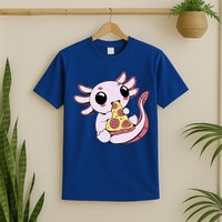Cute Axolotl Pizza Lover T-Shirt