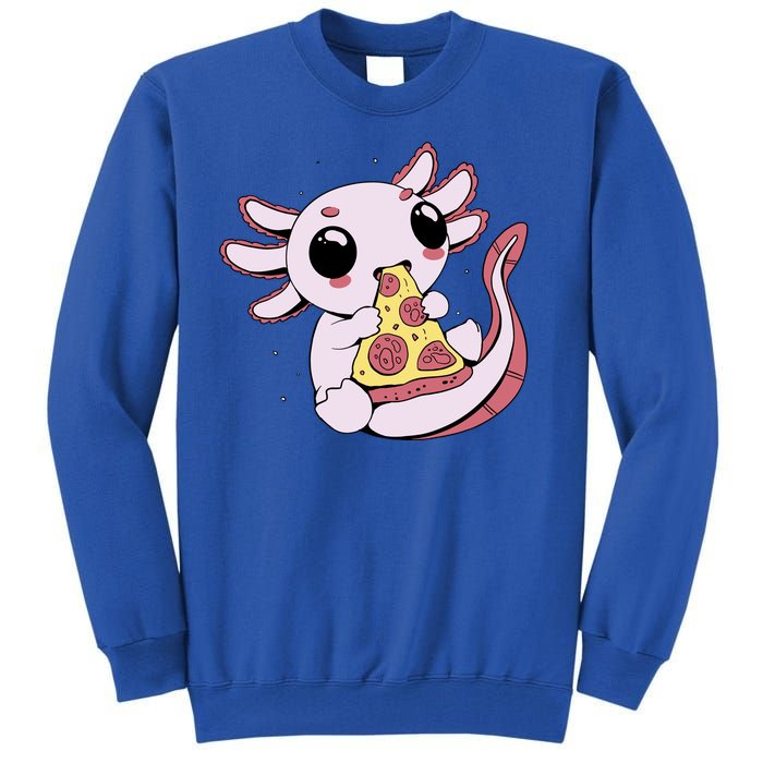 Cute Axolotl Pizza Lover Tall Sweatshirt