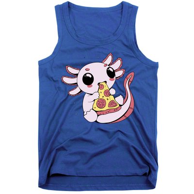 Cute Axolotl Pizza Lover Tank Top
