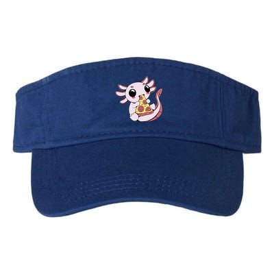 Cute Axolotl Pizza Lover Visor