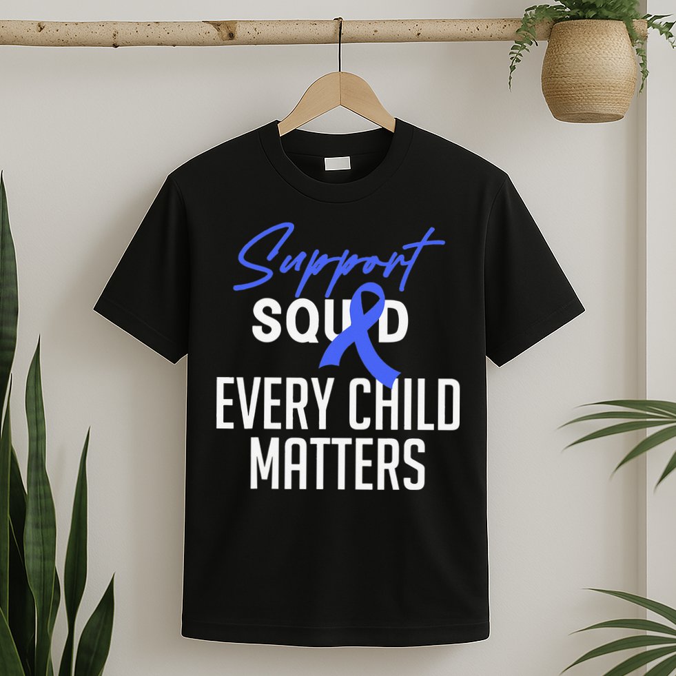 Child Abuse Prevention Awareness Month Blue Ribbon Trex T-Shirt