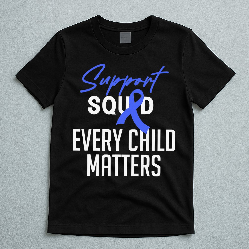 Child Abuse Prevention Awareness Month Blue Ribbon Trex T-Shirt