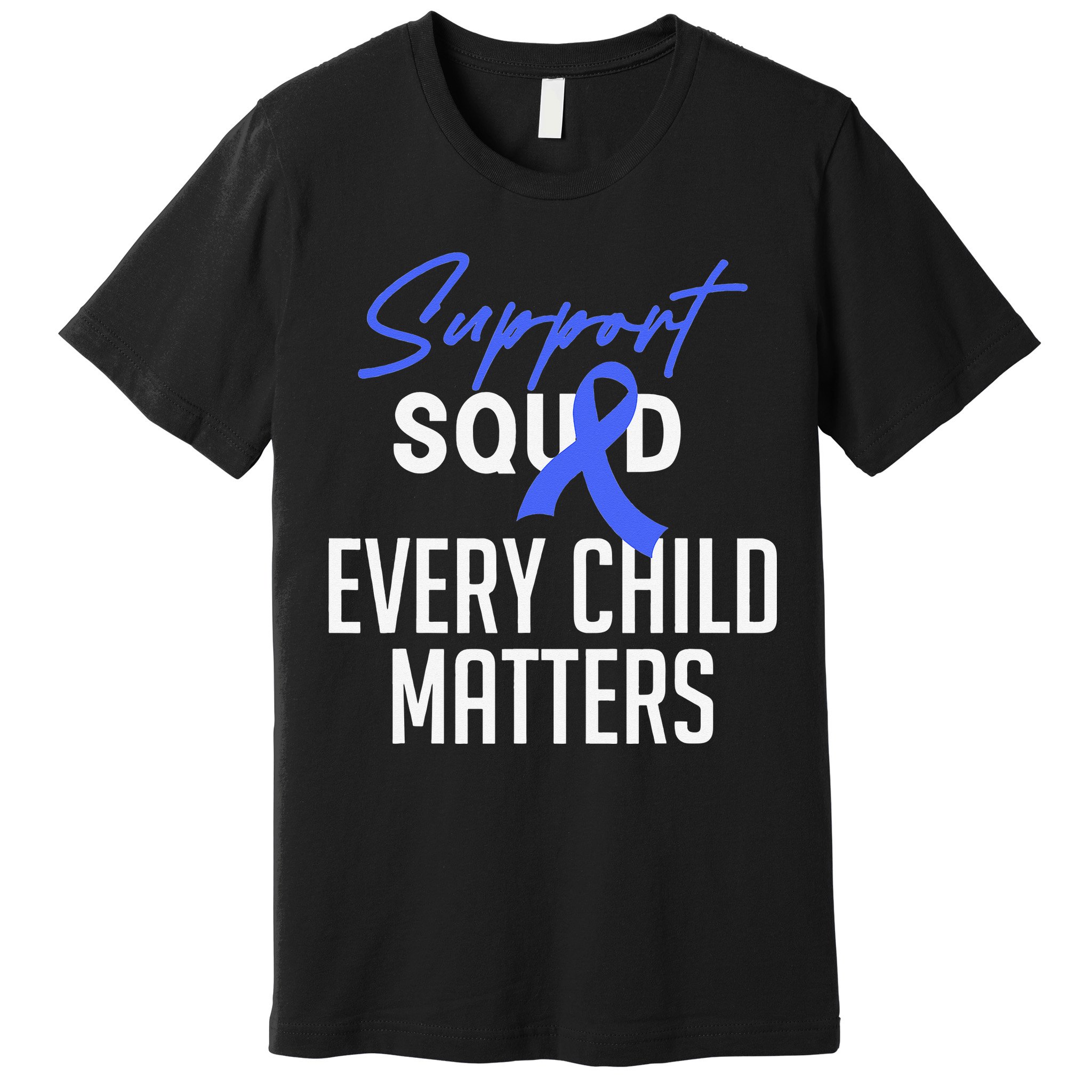 Child Abuse Prevention Awareness Month Blue Ribbon Trex Premium T-Shirt