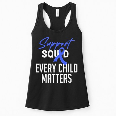 Child Abuse Prevention Awareness Month Blue Ribbon Trex Womens Tank Top