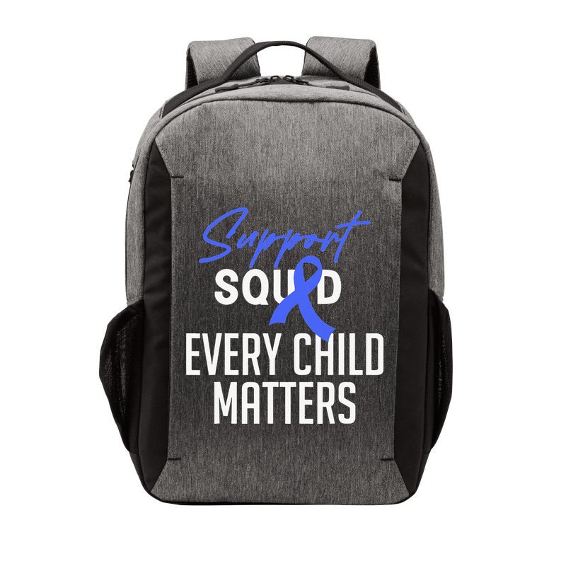 Child Abuse Prevention Awareness Month Blue Ribbon Trex Vector Backpack